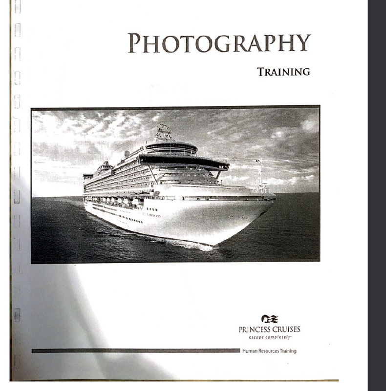 Princess Cruises Photography Training